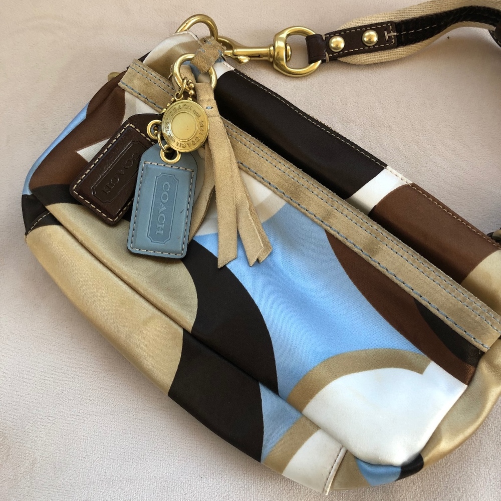 Coach Scarf Print Demi Handbag